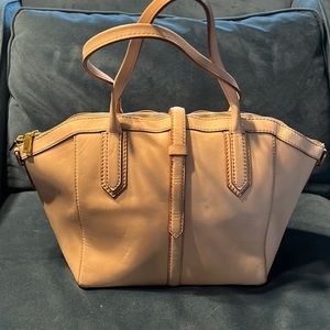 J.Crew bone (color) leather purse